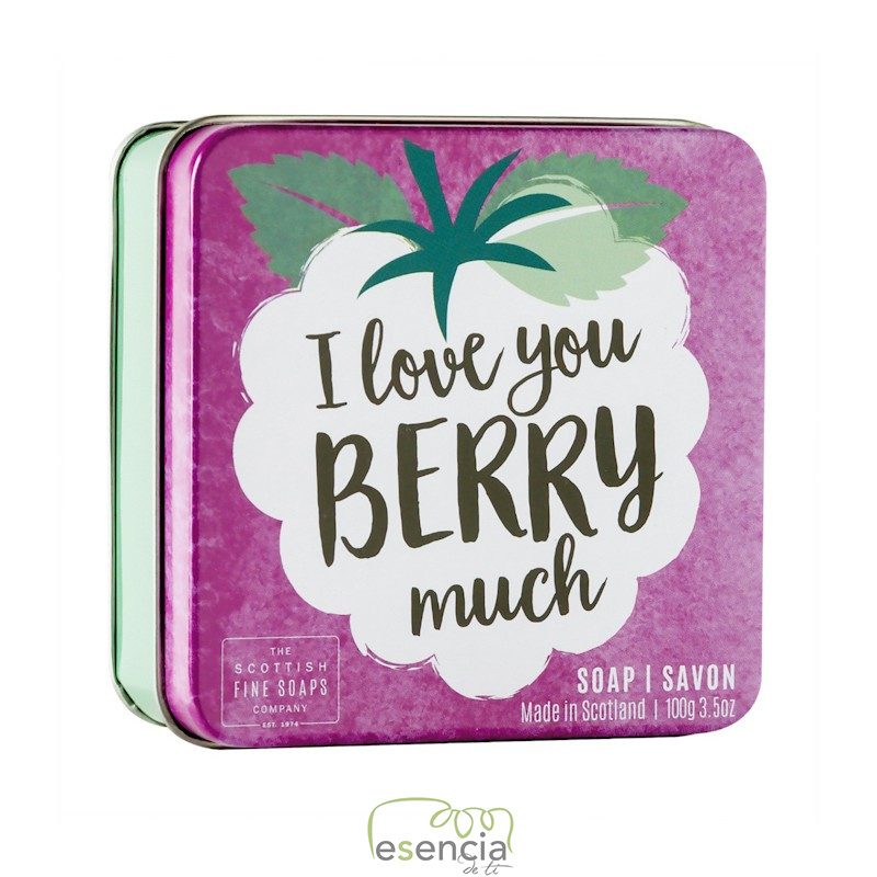 SOAP TIN I LOVE YOU BERRY MUCH